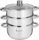 Elitehoff Garnek do gotowania na parze 4 częściowy parowar 22 cm stalowy Elitehoff E-4704 3