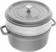 Zwilling Garnek żeliwny okrągły z wkładem STAUB 40510-605-0 - 5 25 ltr grafitowy 1