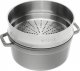 Zwilling Garnek żeliwny okrągły z wkładem STAUB 40510-605-0 - 5 25 ltr grafitowy 2