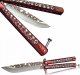 Kandar Kandar nóż Motylkowy Balisong Butterfly Zdobiony 11