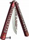 Kandar Kandar nóż Motylkowy Balisong Butterfly Zdobiony 4