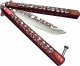 Kandar Kandar nóż Motylkowy Balisong Butterfly Zdobiony 5