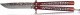 Kandar Kandar nóż Motylkowy Balisong Butterfly Zdobiony 8