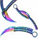 Kandar Kandar nóż Motylkowy Karambit Butterfly Rainbow 8