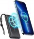 Powerbank 4kom.pl Powerbank Bateria zewnętrzna VEGER MagOn z ładowaniem Qi do MagSafe 15W - 10 000mAh PD 22,5W biały (VP1151 / W1151) 1