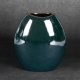 Eurofirany Wazon dekoracyjny ceramiczny MORA 18X9X20 ciemnozielony 1