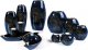 Eurofirany Wazon dekoracyjny ceramiczny MORA 18X9X20 granatowy 2