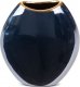 Eurofirany Wazon dekoracyjny ceramiczny MORA 14X7X16 granatowy 1