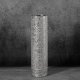 Eurofirany Nowoczesny wazon ceramiczny RISO 11X11X30 srebrny 1