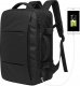 4kom.pl Plecak podróżny Bange BackPack biznesowy plecak rozszerzalny Torba pojemna do laptopa 17.3" z portem USB Czarny 11