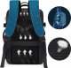 4kom.pl Plecak podróżny Bange BackPack biznesowy plecak rozszerzalny Torba pojemna do laptopa 17.3" z portem USB Czarny 19