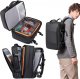 4kom.pl Plecak podróżny Bange BackPack biznesowy plecak rozszerzalny Torba pojemna do laptopa 17.3" z portem USB Czarny 20