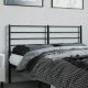 vidaXL Metalowe wezgłowie, czarne, 120 cm 3