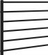 vidaXL Metalowe wezgłowie, czarne, 120 cm 6
