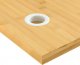 vidaXL Blat do biurka, 80x40x2,5 cm, bambusowy 2