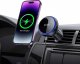 4kom.pl Uchwyt samochodowy Magnetyczny MagSafe z ładowarką 15W do kratki auta Vent Car czarny 3