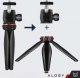 Alogy Uchwyt na telefon Alogy Mini Tripod Trójnóg Liginn do robienia zdjęć do telefonu kamery GoPro lampy ring 1/4 Czarny 13