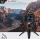 Alogy Uchwyt na telefon Alogy Mini Tripod Trójnóg Liginn do robienia zdjęć do telefonu kamery GoPro lampy ring 1/4 Czarny 2