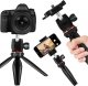 Alogy Uchwyt na telefon Alogy Mini Tripod Trójnóg Liginn do robienia zdjęć do telefonu kamery GoPro lampy ring 1/4 Czarny 3