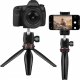 Alogy Uchwyt na telefon Alogy Mini Tripod Trójnóg Liginn do robienia zdjęć do telefonu kamery GoPro lampy ring 1/4 Czarny 4