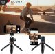 Alogy Uchwyt na telefon Alogy Mini Tripod Trójnóg Liginn do robienia zdjęć do telefonu kamery GoPro lampy ring 1/4 Czarny 5