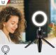 Alogy Uchwyt na telefon Alogy Mini Tripod Trójnóg Liginn do robienia zdjęć do telefonu kamery GoPro lampy ring 1/4 Czarny 7