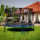 Trampolina ogrodowa Thunder Inside Ultra z siatką wewnętrzną 8 FT 255 cm 12