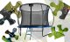 Trampolina ogrodowa Thunder Inside Ultra z siatką wewnętrzną 8 FT 255 cm 10
