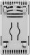 Qoltec Termostat zamykajšcy 10A | DIN 35 3