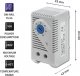 Qoltec Termostat zamykajšcy 10A | DIN 35 5