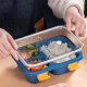 Aptel LUNCHBOX Pojemnik Obiadowy 850ml niebieski DA1 1