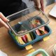 Aptel LUNCHBOX Pojemnik Obiadowy 850ml niebieski DA1 6