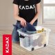 Kadax Pudełko Pojemnik Organizer Zabawki Na Kółkach 40L 2