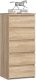 Fabryka Mebli Akord Komoda CL5 40 cm 5 szuflad - dąb sonoma 1