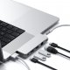 HUB USB Satechi Adapter HUB Satechi Pro Hub mini z podwójnym USB-C do Apple MacBook (2xUSB-C, 2x USB-A, Ethernet, jack port) (silver) 1