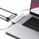 HUB USB Satechi Adapter HUB Satechi Pro Hub mini z podwójnym USB-C do Apple MacBook (2xUSB-C, 2x USB-A, Ethernet, jack port) (silver) 2