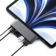HUB USB Satechi Hub Satechi USB-C (USB-C 60W, 4K HDMI, USB-A, czytnik kart micro/SD, jack port) (space gray) 5