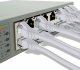 4kom.pl Kabel przewód sieciowy szybki Skrętka Gold LAN UTP 5E RJ-45 30m internetowy biały 3