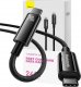 Kabel USB Baseus 3 m Czarny (CAWJ040201) 1