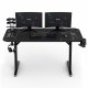 Biurko SENSE7 Nomad Cybernetic Czarne 140 cmx60 cm 140x60 cm 4