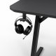 Biurko SENSE7 Nomad Cybernetic Czarne 140 cmx60 cm 140x60 cm 8
