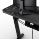 Biurko SENSE7 Nomad Cybernetic Czarne 140 cmx60 cm 140x60 cm 10
