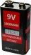 MotoMer Akumulatorek bateria 9V 1000 mah z USB 6LR61 6F22 6AM6 522 Block 9V MN1604 3