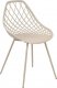 Beliani Zestaw 2 krzeseł do jadalni beżowy CANTON II 3