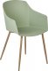 Beliani Zestaw 2 krzeseł do jadalni jasnozielony FONDA II 3
