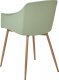 Beliani Zestaw 2 krzeseł do jadalni jasnozielony FONDA II 5