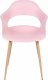 Beliani Zestaw 2 krzeseł różowy UTICA 4
