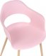Beliani Zestaw 2 krzeseł różowy UTICA 6