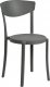 Beliani Zestaw 8 krzeseł do jadalni ciemnoszary VIESTE 4