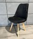 Lugano Krzesło skandynawskie MONZA GRANDE BLACK VELVET 4